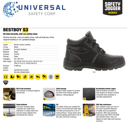 Safety Jogger Bestboy S3